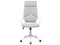 Gray Fabric Tufted Seat Swivel Adjustable Executive Chair Fabric Back Plastic Frame