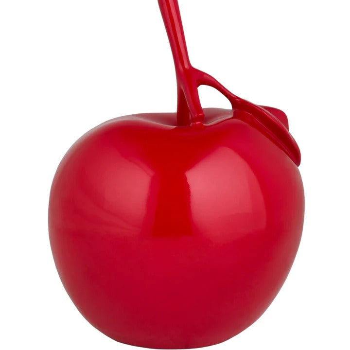 Exclusive Solid Color Apple Sculpture Red - Premium 16" Modern Resin Art Collection
