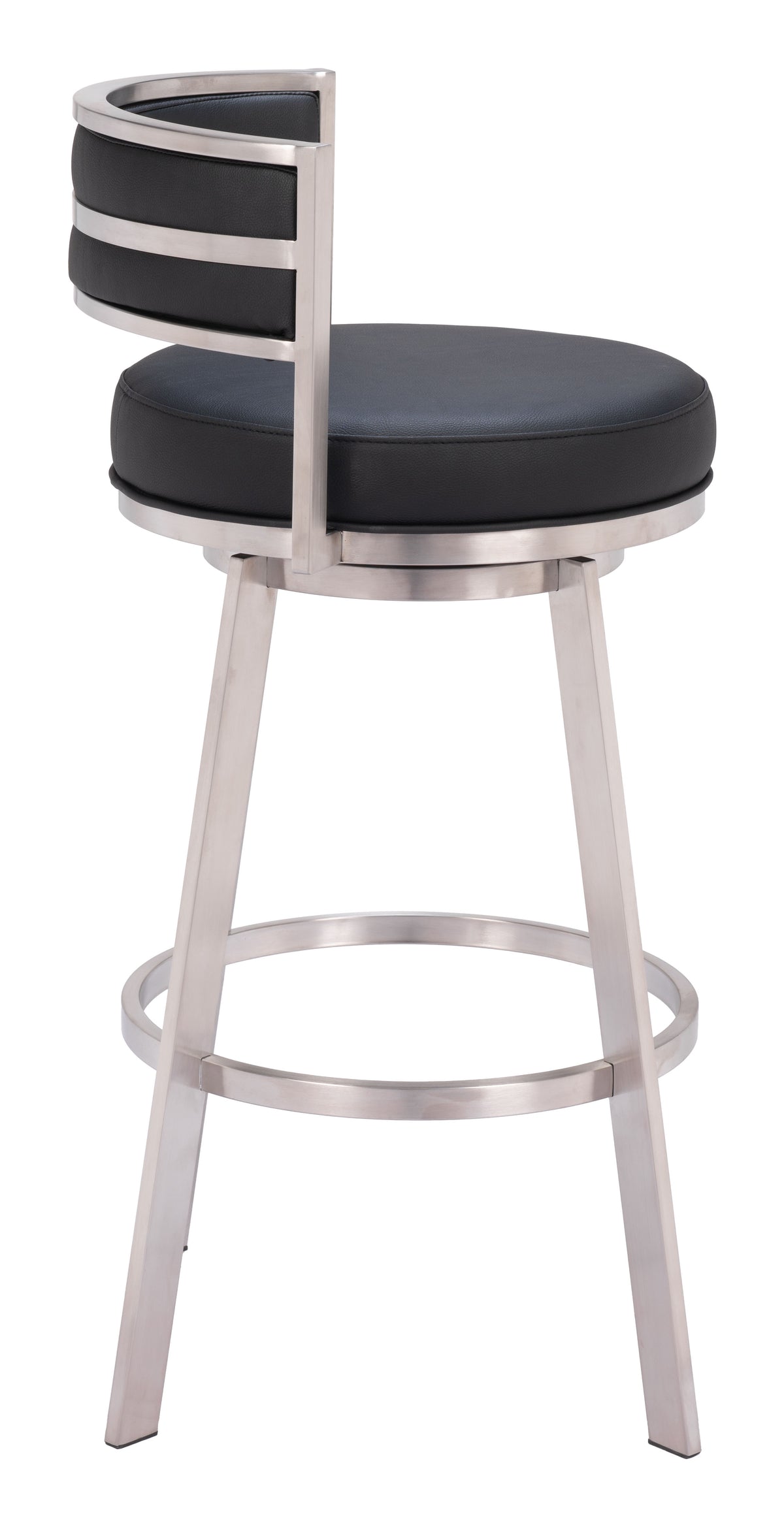 Gimsby Swivel Barstool Black