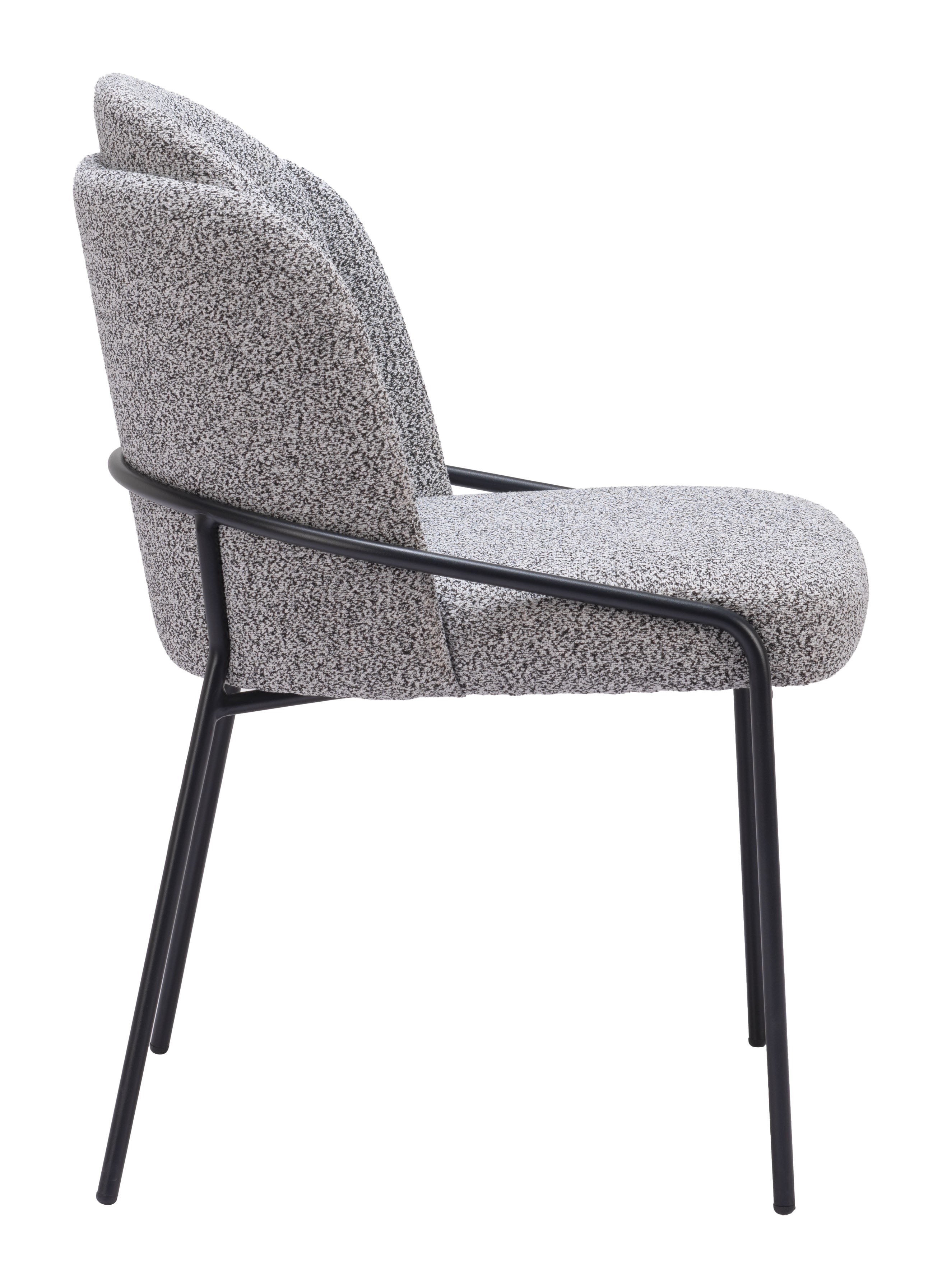 Jambi Dining Chair Black & White