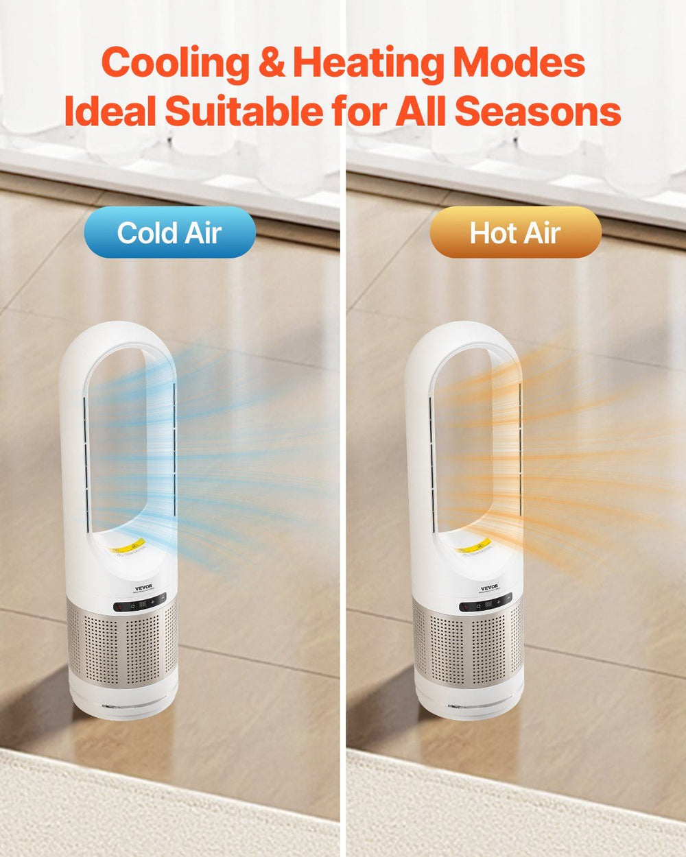 34" Oscillating Tower Fan