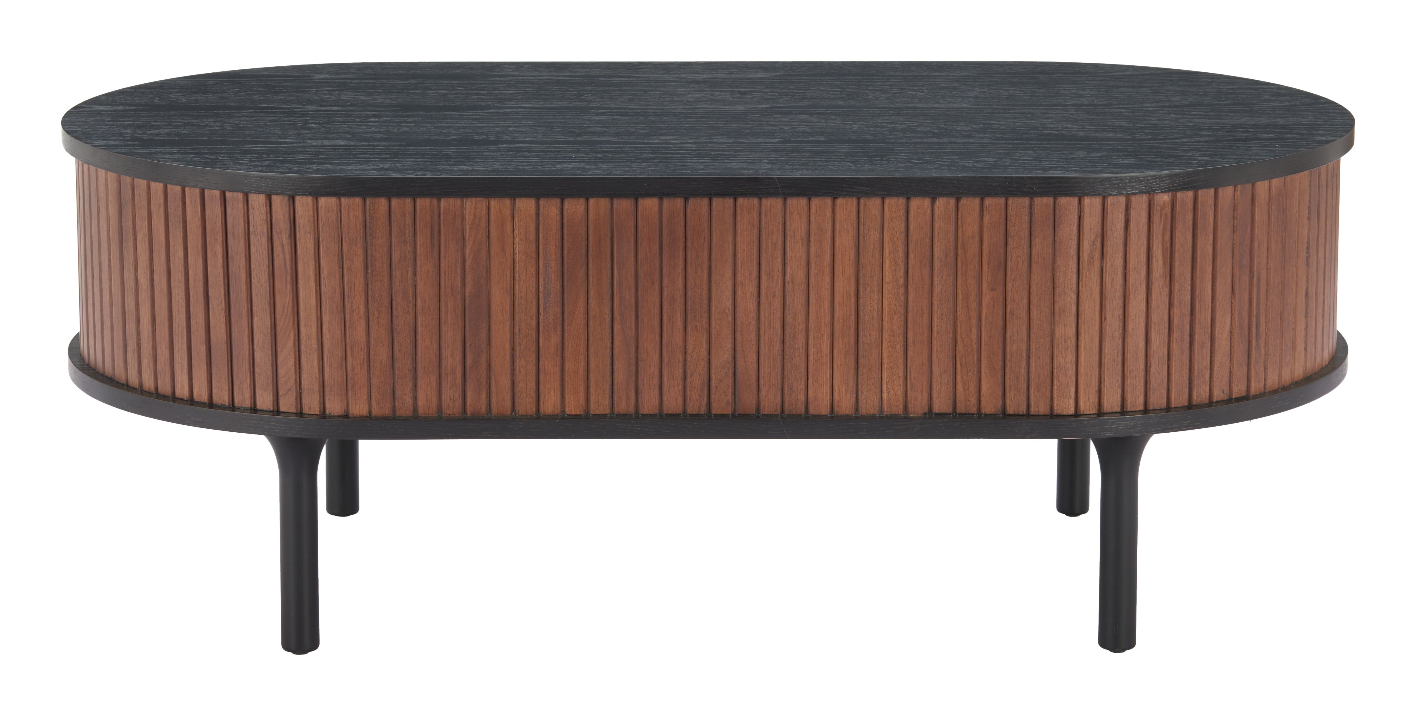 Koriana Coffee Table Black & Walnut