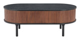 Koriana Coffee Table Black & Walnut