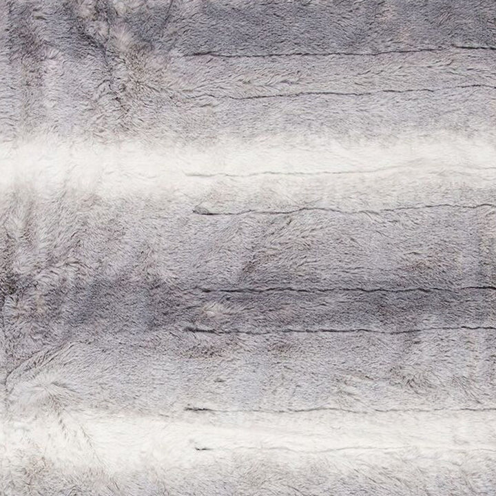 Striped Heated Electric Throw – Soft Gray & White Warmth | 50x60in Modern Blanket | Trufairs