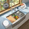 36 Farmhouse Sink Workstation - 36*22*10 Inch Kitchen Sink Stainless Steel 16 gauge Apron Front Kitchen Sink