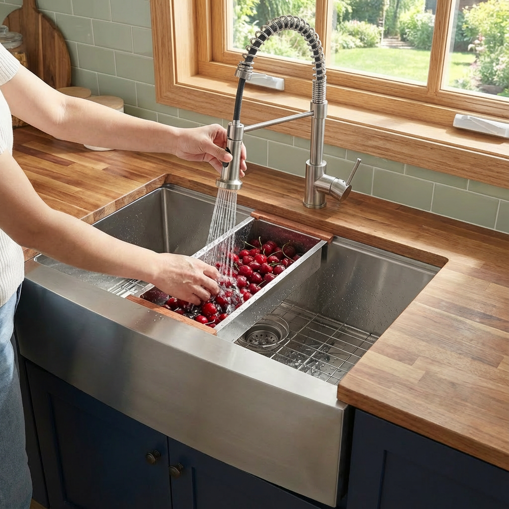 36 Farmhouse Sink Workstation