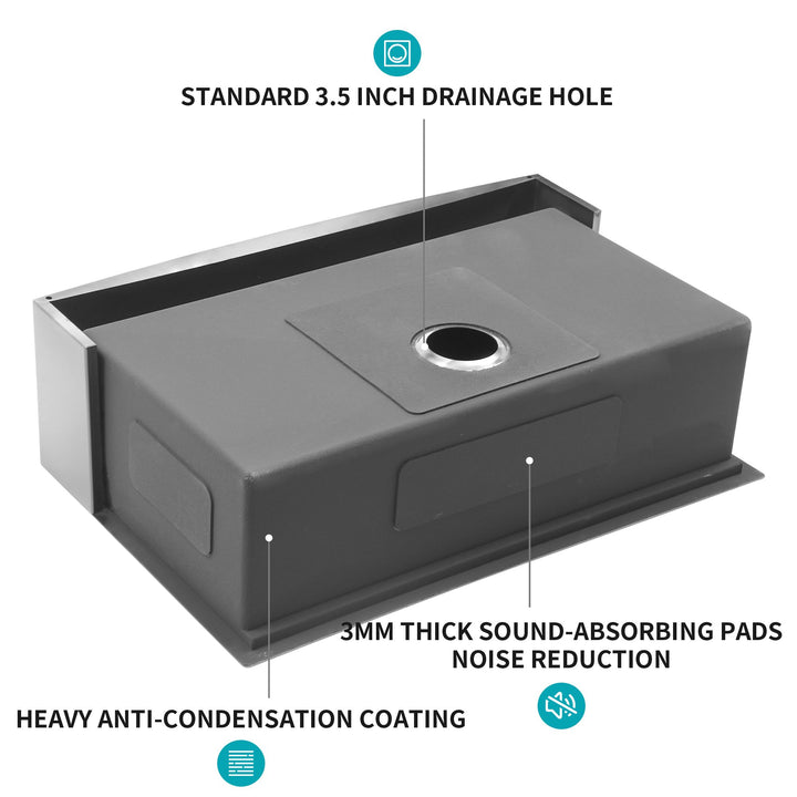 36 Farmhouse Sink Workstation