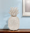 Luxe Silver Faux Crystal Pineapple Sculpture - Premium 15" Decorative Statement Piece