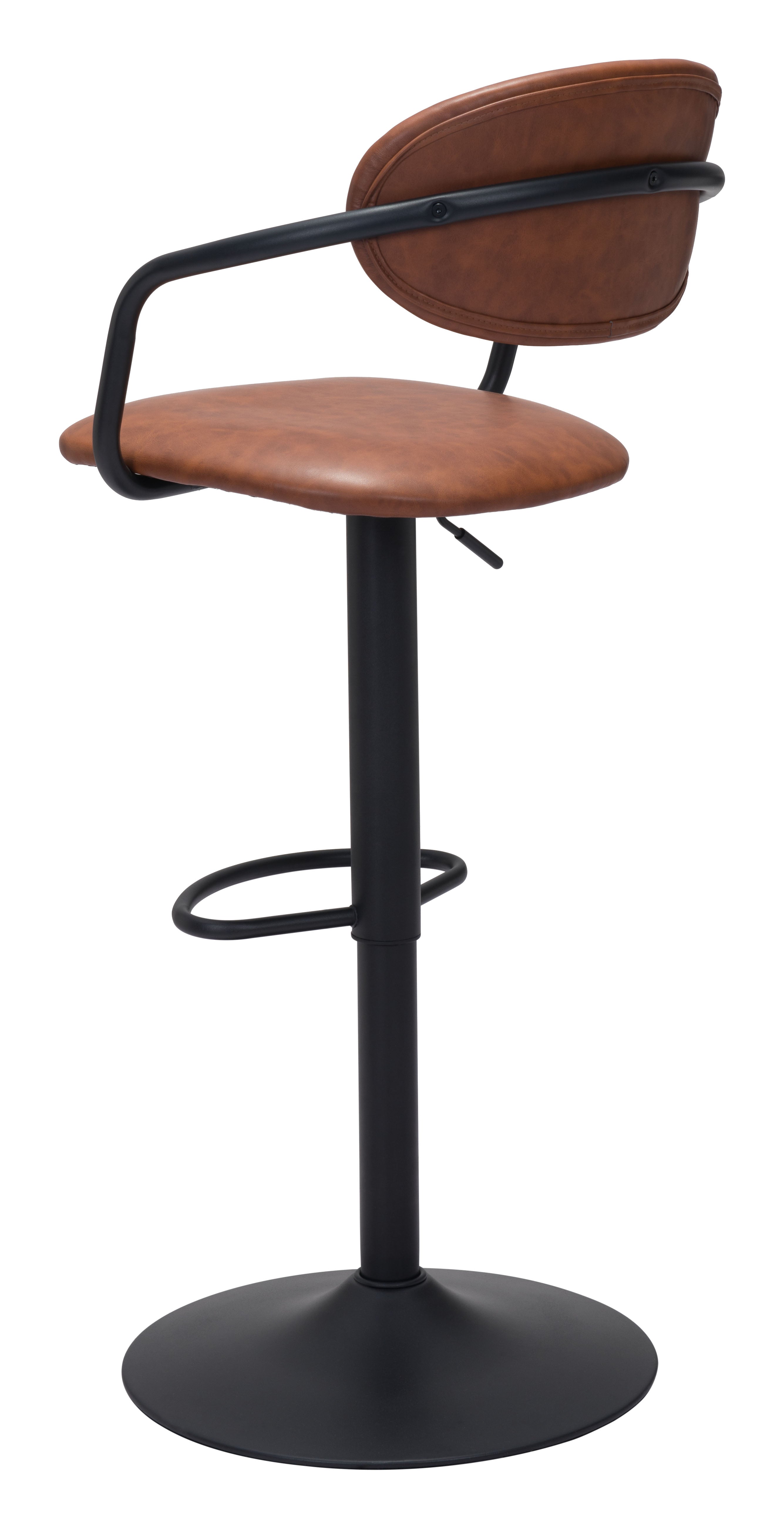 Kirby Barstool Vintage Brown & Black