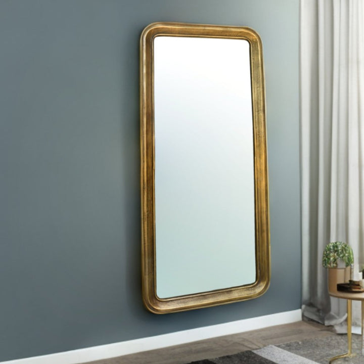 58" Gold Framed Accent Mirror