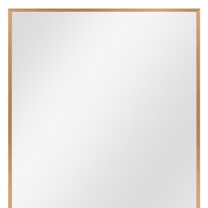 36" Gold Metal Framed Bathroom Vanity Mirror
