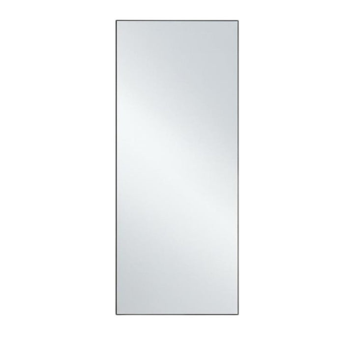 71" Black Metal Freestanding and Wall Mount Accent Mirror