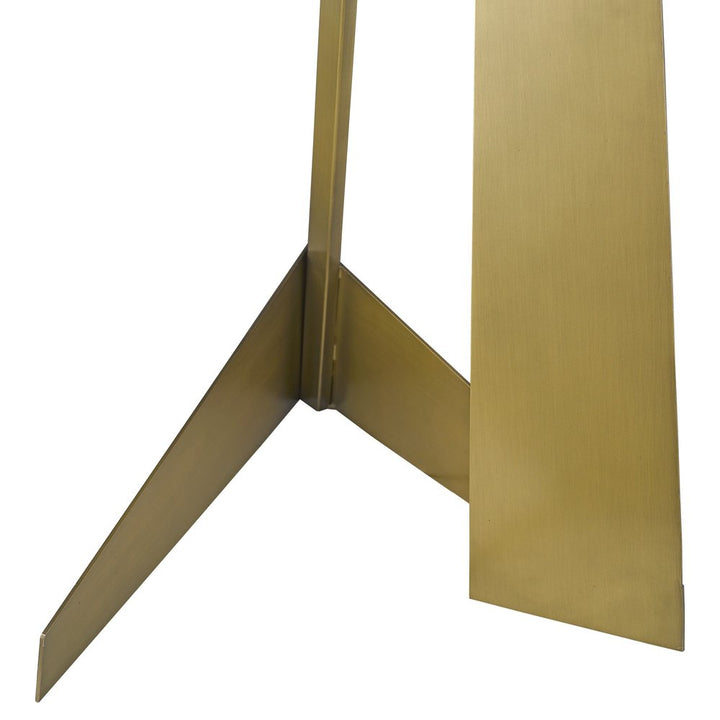 60" Floor Lamp With White Fabric Novelty Shade
