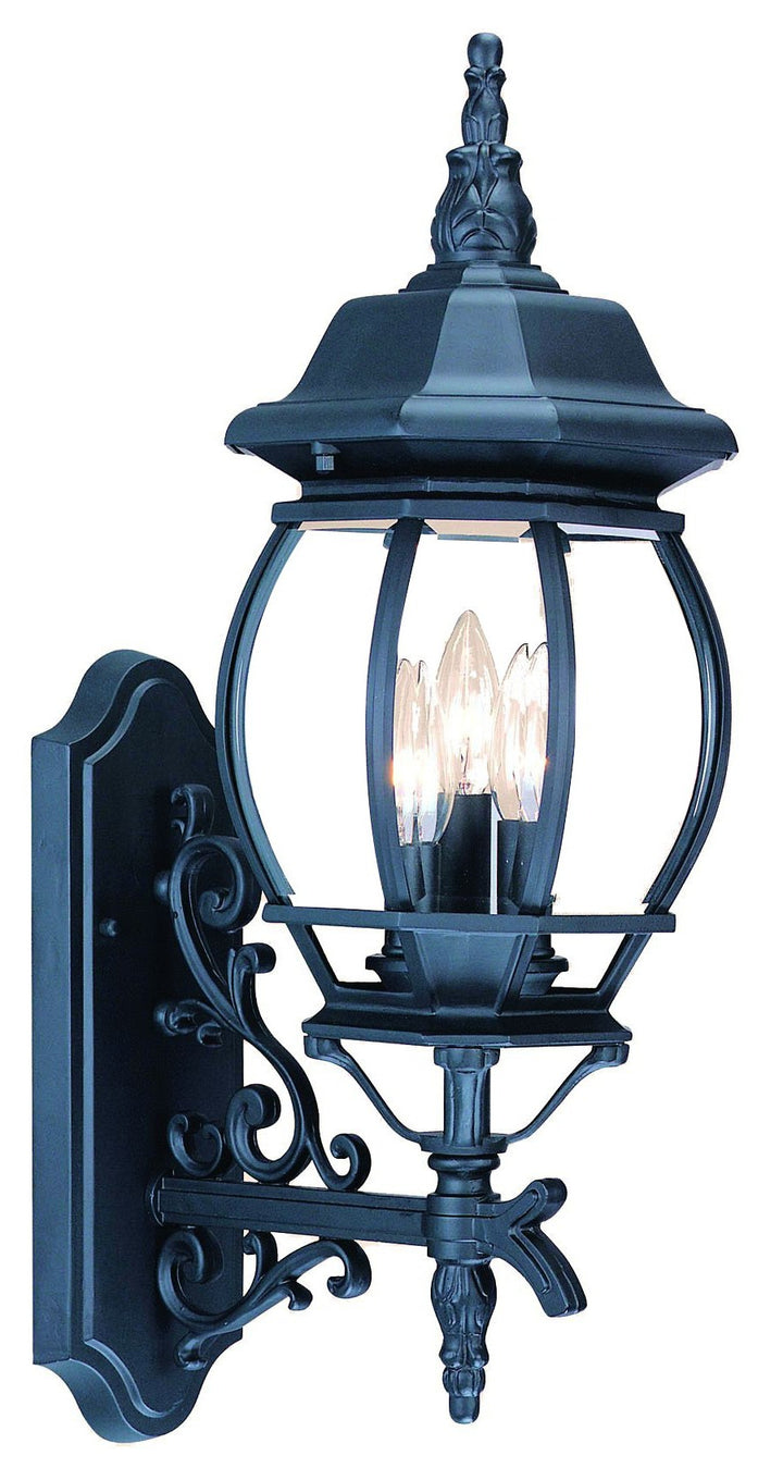 Triple Globe Matte Black Outdoor Wall Light – Multi-Point Illumination & Contemporary Style | Entry Sconce | Trufairs
