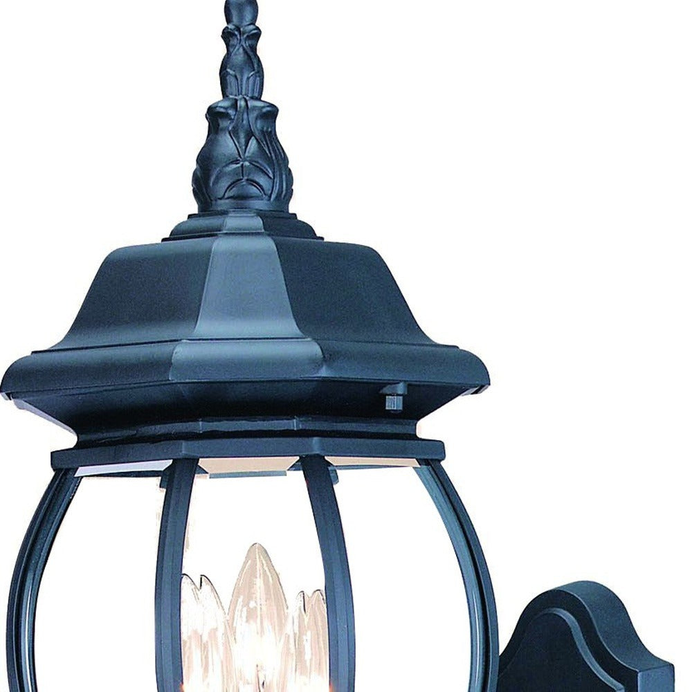 Triple Globe Matte Black Outdoor Wall Light – Multi-Point Illumination & Contemporary Style | Entry Sconce | Trufairs