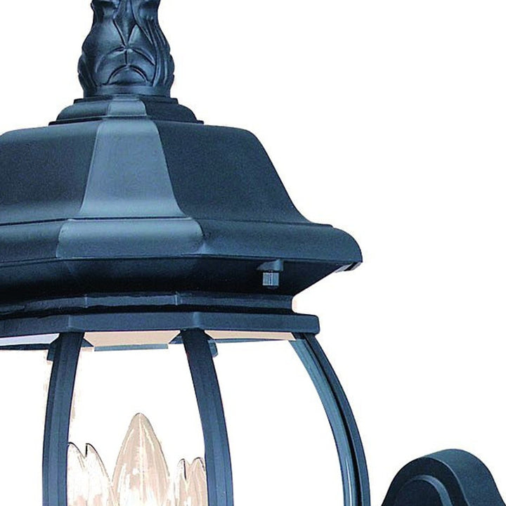 Triple Globe Matte Black Outdoor Wall Light – Multi-Point Illumination & Contemporary Style | Entry Sconce | Trufairs