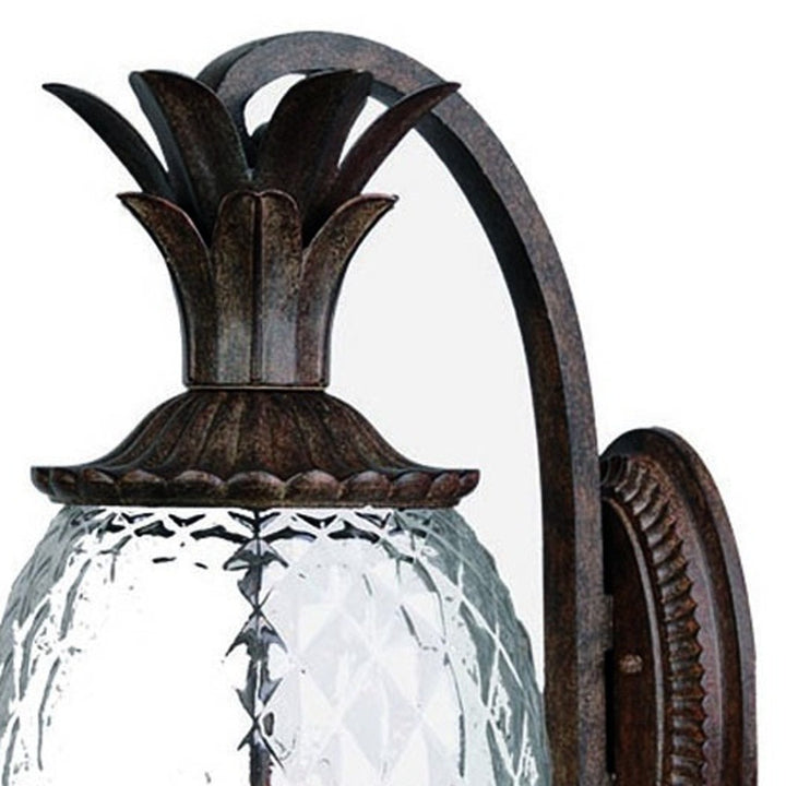 Antique Bronze Pineapple Outdoor Wall Light – Charming Illumination & Classic Elegance | Hanging Fixture | Trufairs