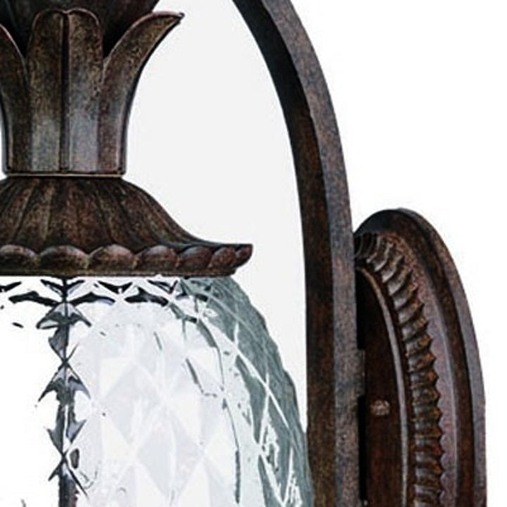 Antique Bronze Pineapple Outdoor Wall Light – Charming Illumination & Classic Elegance | Hanging Fixture | Trufairs