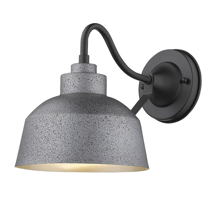 Barnes 1-Light Outdoor Wall Light – Versatile Utility & Modern Gray | Exterior Sconce | Trufairs