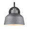 Barnes 1-Light Outdoor Wall Light – Versatile Utility & Modern Gray | Exterior Sconce | Trufairs
