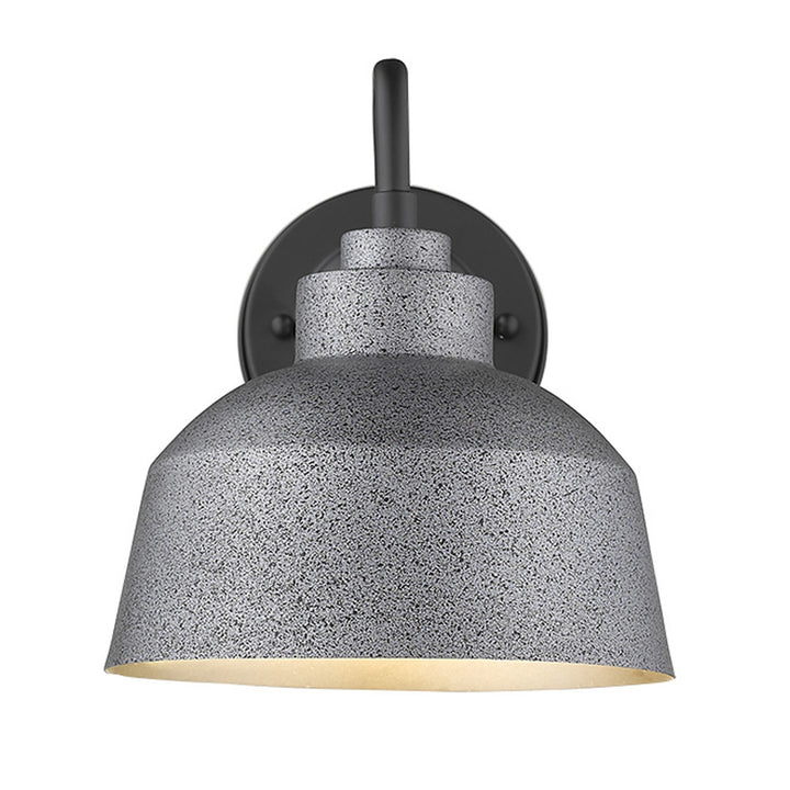 Barnes 1-Light Outdoor Wall Light – Versatile Utility & Modern Gray | Exterior Sconce | Trufairs