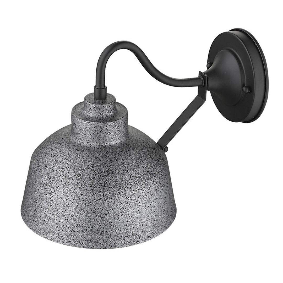 Barnes 1-Light Outdoor Wall Light – Versatile Utility & Modern Gray | Exterior Sconce | Trufairs