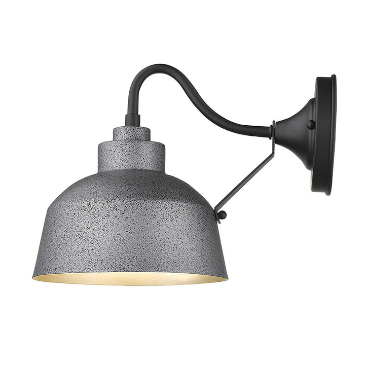 Barnes 1-Light Outdoor Wall Light – Versatile Utility & Modern Gray | Exterior Sconce | Trufairs