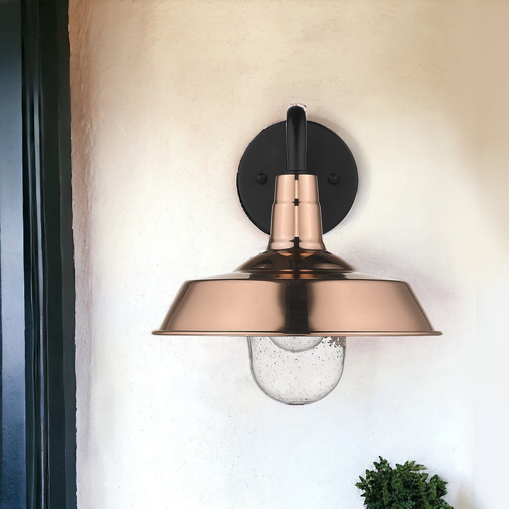 Modern Copper Plate Outdoor Wall Light – Radiant Luxury & Statement Design | Exterior Sconce | Trufairs