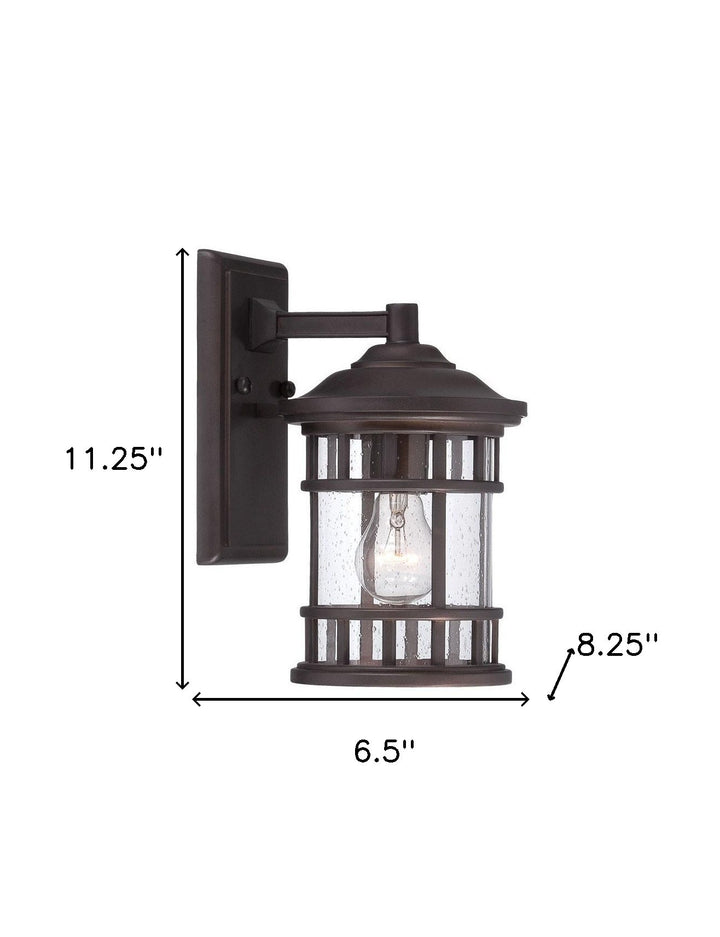 Antique Bronze Canister Outdoor Wall Light – Timeless Elegance & Focused Illumination | Outdoor Sconce | Trufairs