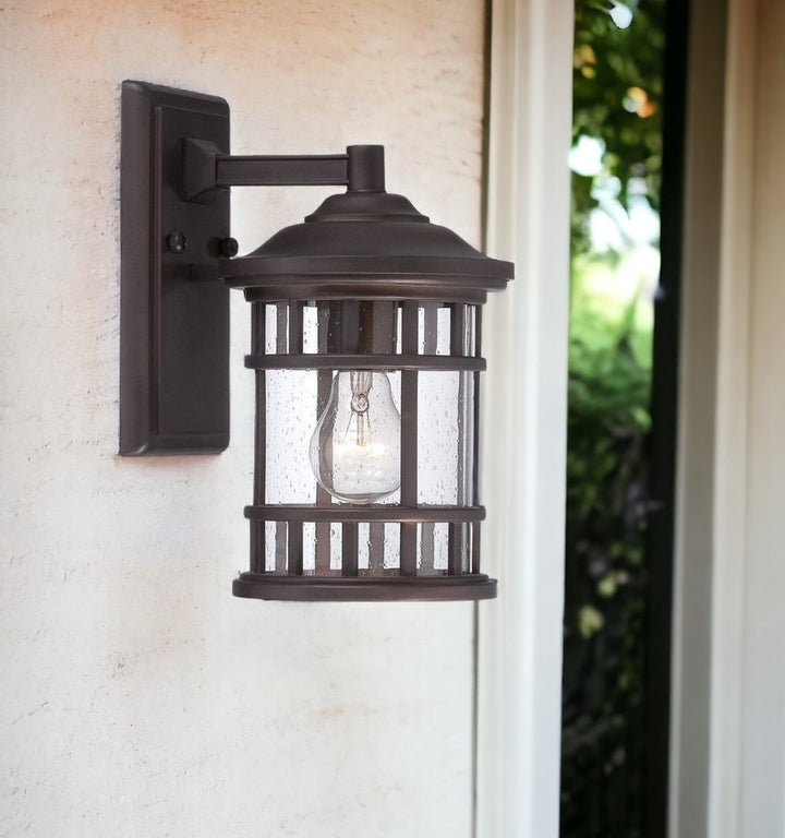 Antique Bronze Canister Outdoor Wall Light – Timeless Elegance & Focused Illumination | Outdoor Sconce | Trufairs