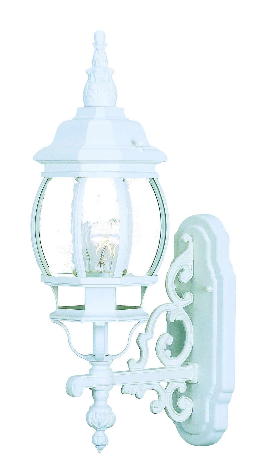 Vintage White Glass Globe Outdoor Wall Light – Durable Cast Aluminum & Bright Ambient Glow | Garden Sconce | Trufairs