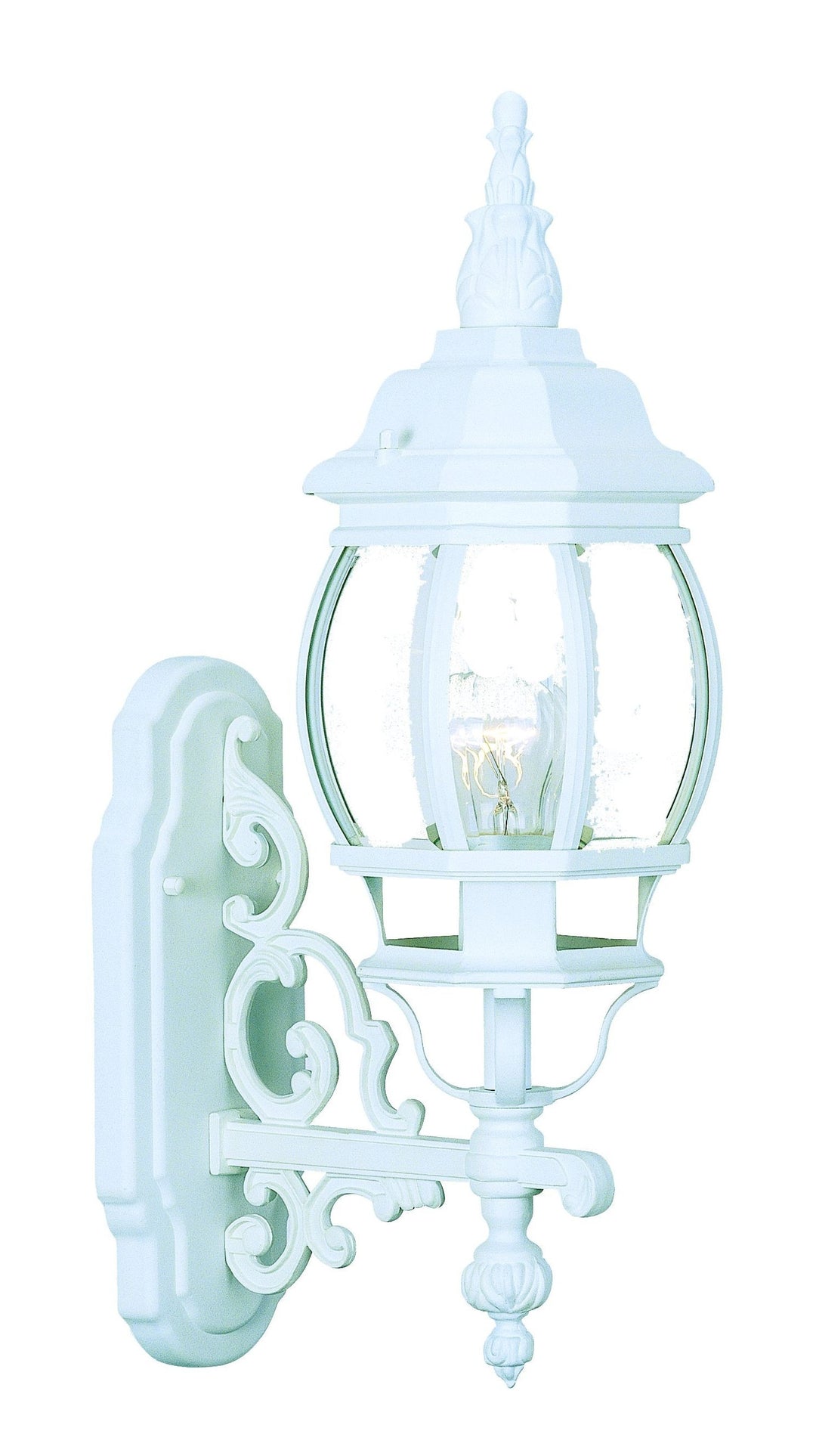 Vintage White Glass Globe Outdoor Wall Light – Durable Cast Aluminum & Bright Ambient Glow | Garden Sconce | Trufairs