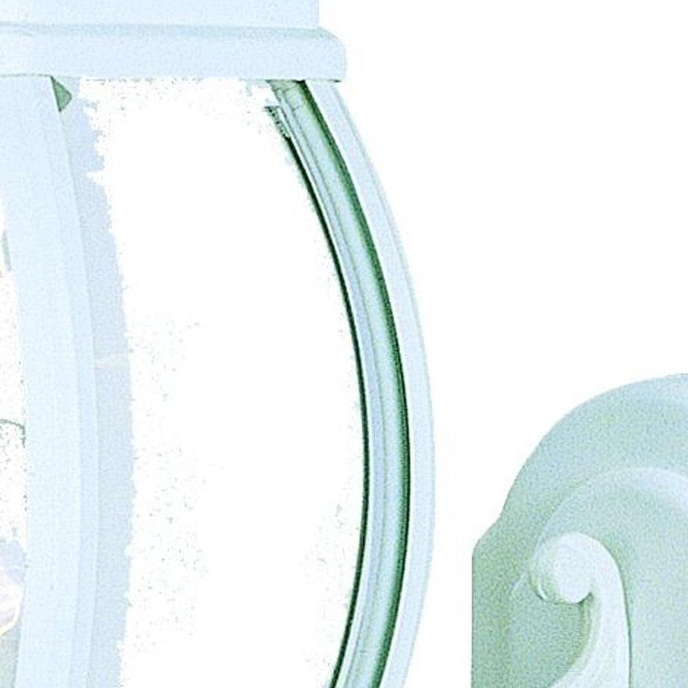 Vintage White Glass Globe Outdoor Wall Light – Durable Cast Aluminum & Bright Ambient Glow | Garden Sconce | Trufairs