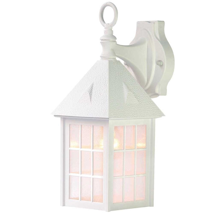Contemporary House-Shaped Outdoor Wall Light – Frosted Windows & Whimsical Charm | Exterior Light | Trufairs