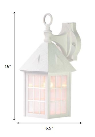 Contemporary House-Shaped Outdoor Wall Light – Frosted Windows & Whimsical Charm | Exterior Light | Trufairs