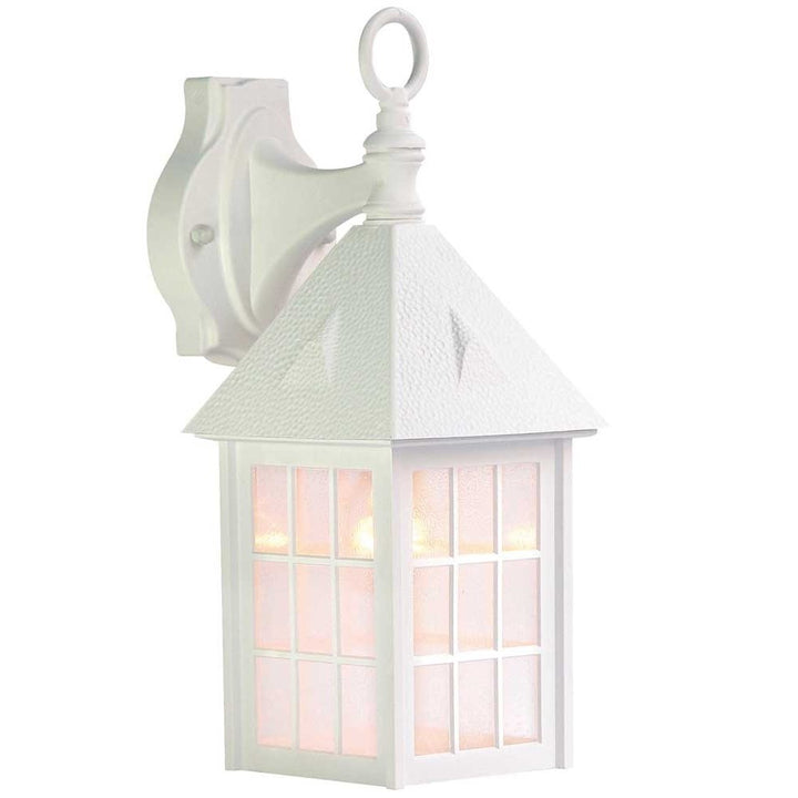 Contemporary House-Shaped Outdoor Wall Light – Frosted Windows & Whimsical Charm | Exterior Light | Trufairs