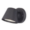 LED Short Cone Outdoor Wall Light – Modern Matte Black & Energy Efficiency | Sleek Exterior Sconce | Trufairs