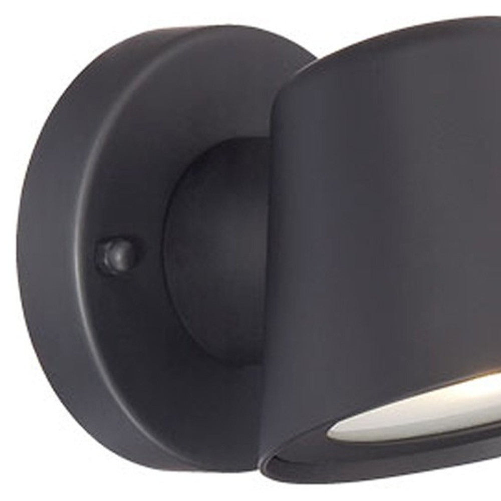LED Short Cone Outdoor Wall Light – Modern Matte Black & Energy Efficiency | Sleek Exterior Sconce | Trufairs