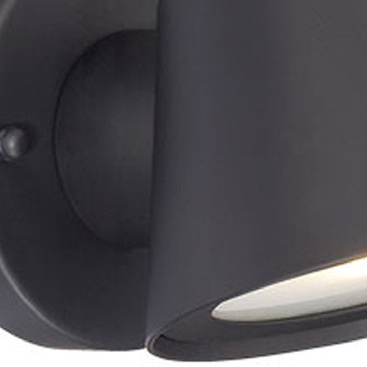 LED Short Cone Outdoor Wall Light – Modern Matte Black & Energy Efficiency | Sleek Exterior Sconce | Trufairs