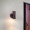 Dual Beam Bronze Cylinder Outdoor Wall Light – Contemporary Up-and-Down Lighting | Modern Entry Sconce | Trufairs