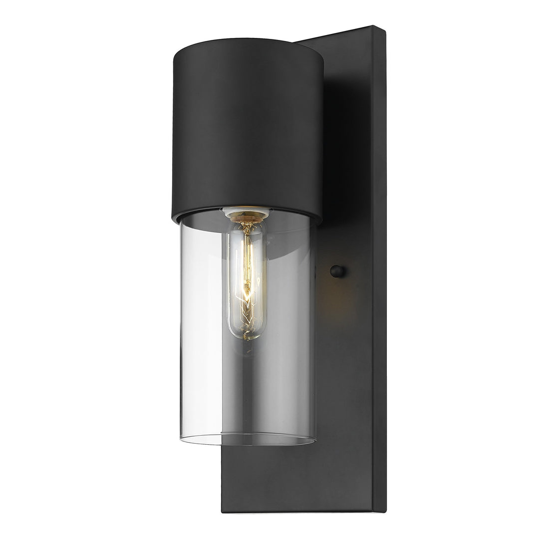 Contemporary Matte Black & Glass Wall Light – Modern Industrial Design & Bold Statement | Interior Sconce | Trufairs