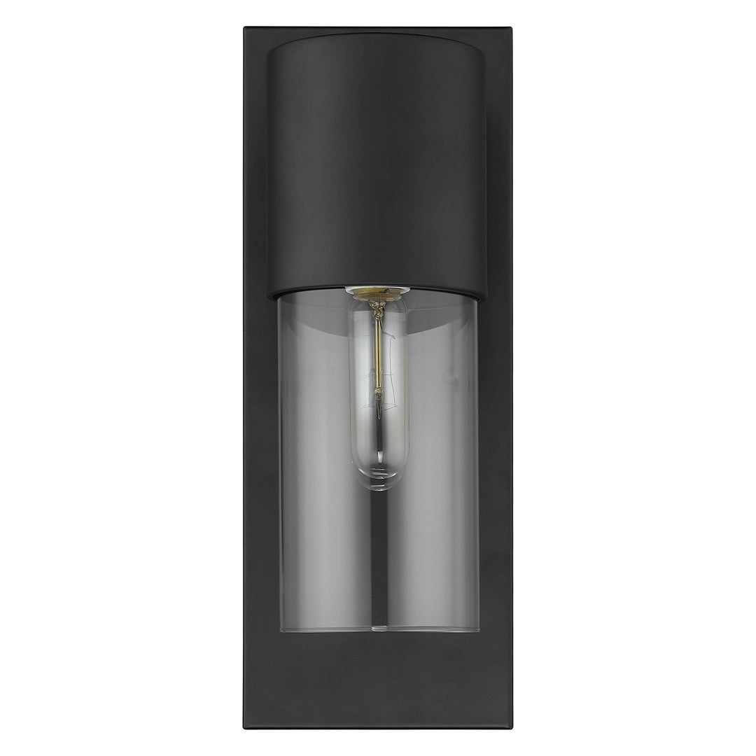 Contemporary Matte Black & Glass Wall Light – Modern Industrial Design & Bold Statement | Interior Sconce | Trufairs