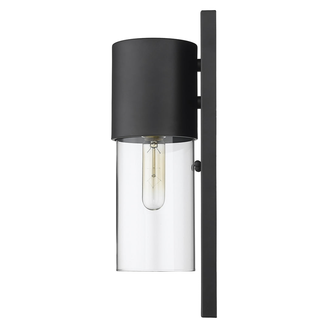 Contemporary Matte Black & Glass Wall Light – Modern Industrial Design & Bold Statement | Interior Sconce | Trufairs