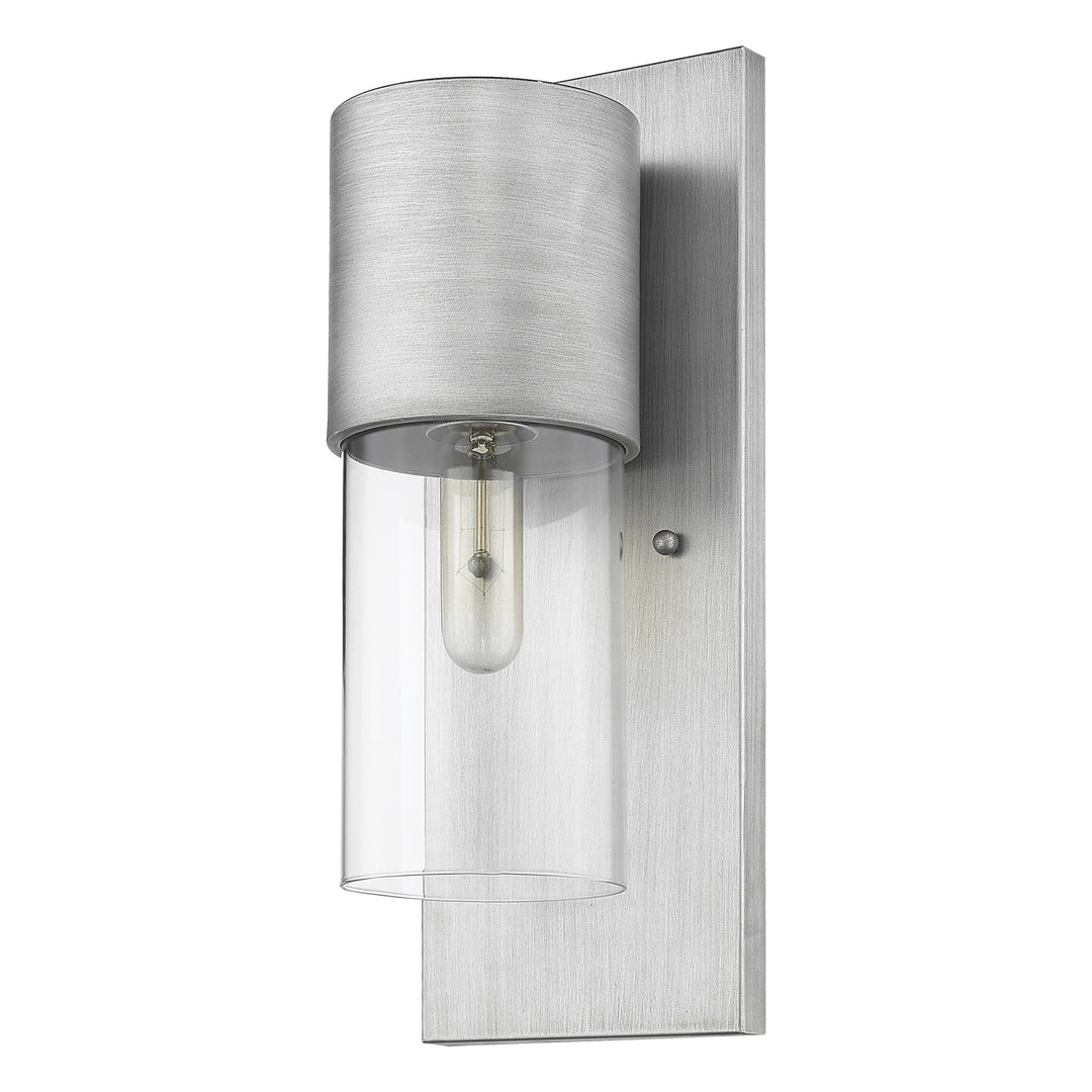 Contemporary Brushed Silver & Glass Wall Light – Modern Elegance & Premium Design | Interior Sconce | Trufairs