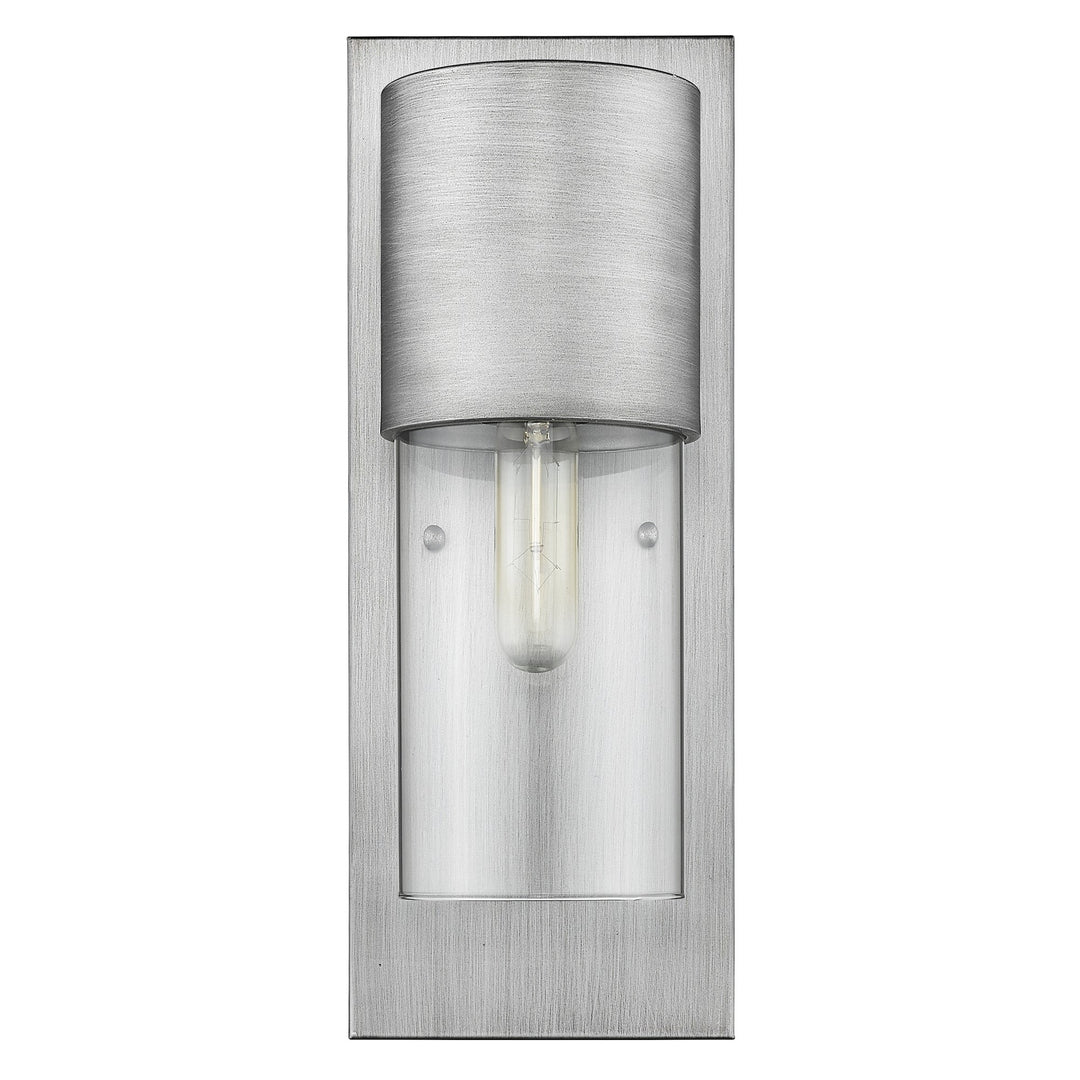Contemporary Brushed Silver & Glass Wall Light – Modern Elegance & Premium Design | Interior Sconce | Trufairs