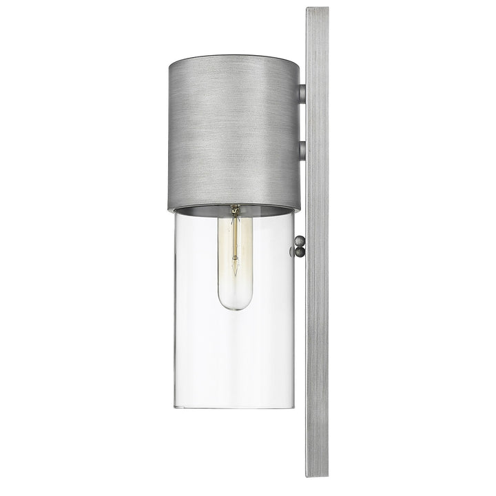Contemporary Brushed Silver & Glass Wall Light – Modern Elegance & Premium Design | Interior Sconce | Trufairs