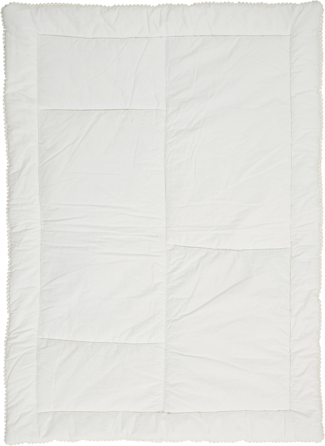 Beige, Green & White Polyester Quilt – Ultra-Soft Decorative Layer | Trufairs