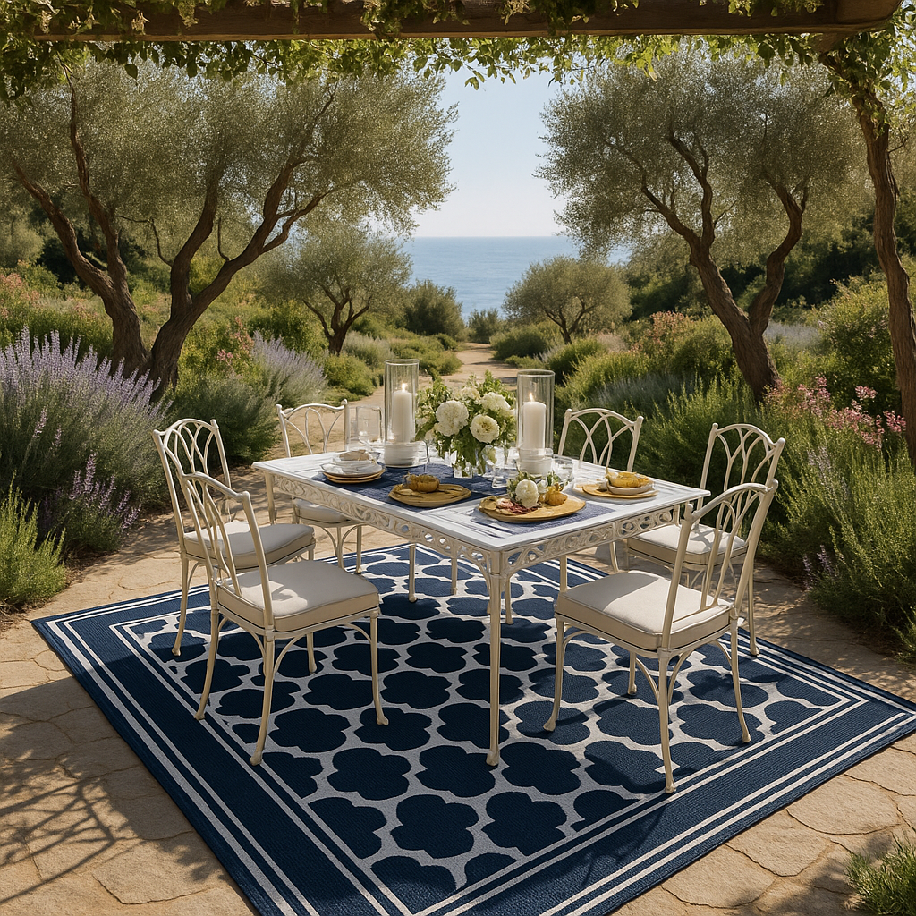 Exclusive Outsunny Reversible Outdoor Rug Carpet - Premium 9' x 18' Waterproof Camping Collection