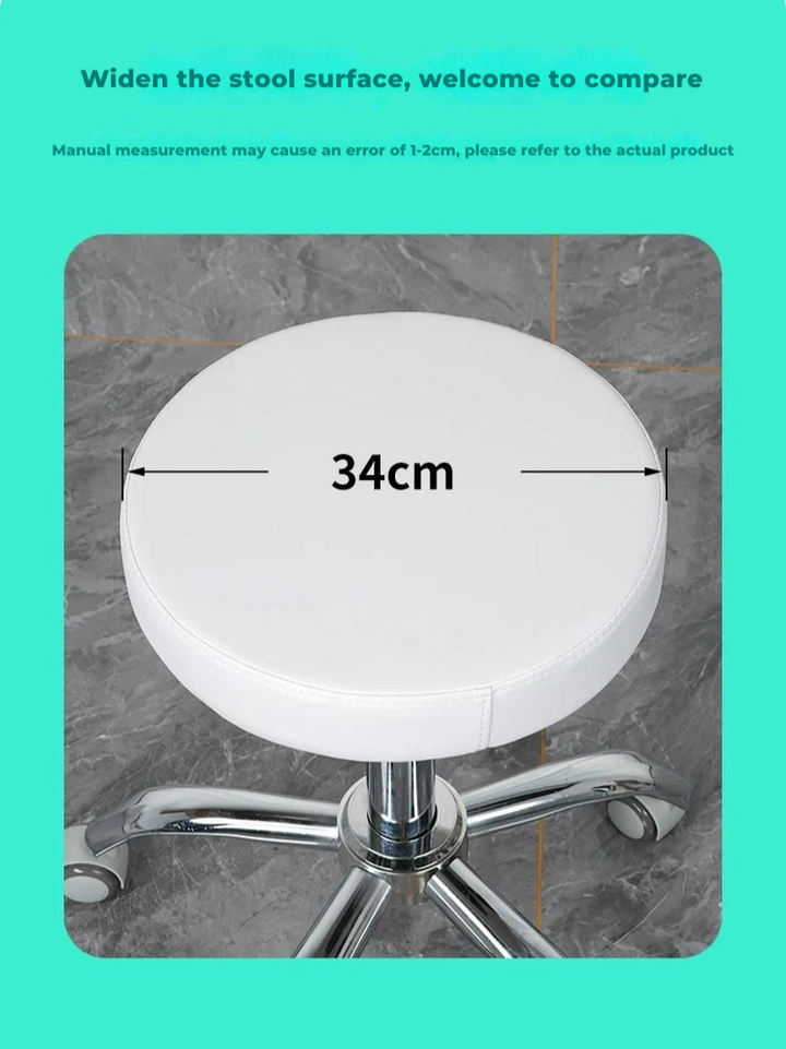 Rotating lift chair Beauty salon Surgical technician chair Round stool Haircut PT stool Pulley Big chair Beauty stool Backrest