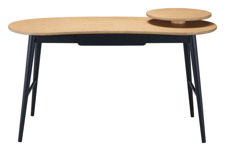 Contemporary Wooden Desk – Streamlined Workspace with Drawer Storage | Modern Home Office Furniture | Trufairs